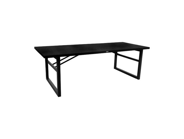 Brafab Table à manger Vevi Noir 230 cm