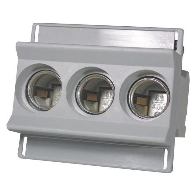 Eti D02 Sicherungssockel 63A 002222021 NEOZED 3pol N-K mit Schutzabdeckung (002222021)