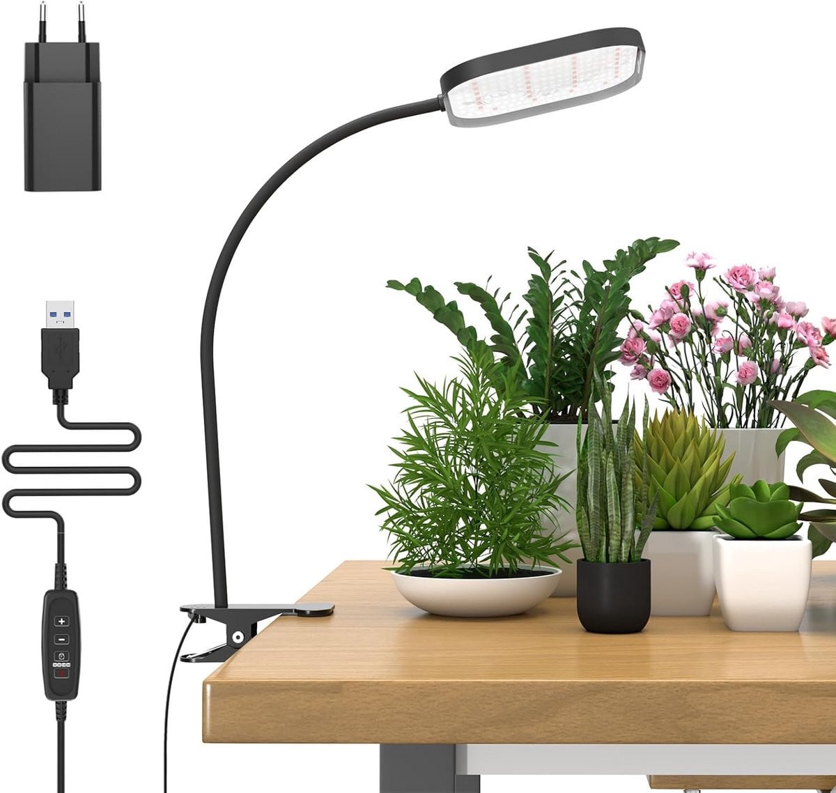 LED Groeilamp met Clip voor Planten