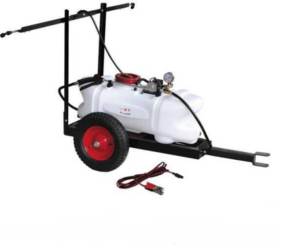 GeoTech CZ60D - Cuve de pulvérisation pour tracteur tondeuse - Pompe 12V - 60L