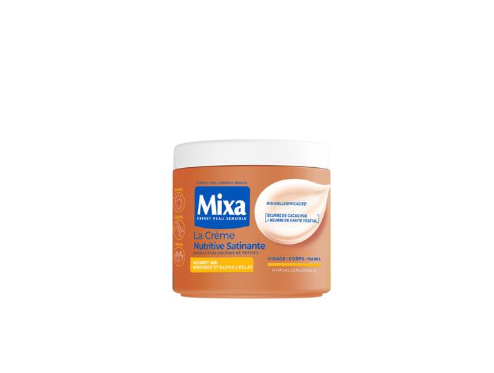 Mixa Crème Hydratante Anti-Mat Beurre de Cacao Karité 400 ml
