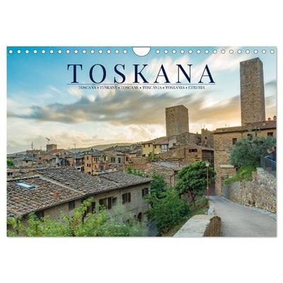 Motive der Toskana (Wandkalender 2027 DIN A4 quer), CALVENDO Monatskalender