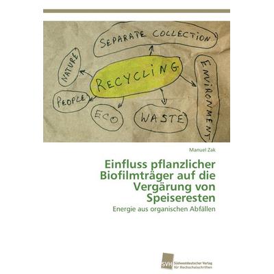 Einfluss pflanzlicher Biofilmträger auf die Vergärung von Speiseresten, Taschenbuch von Manuel Zak, Südwestdeutscher Verlag für Hochschulschriften,