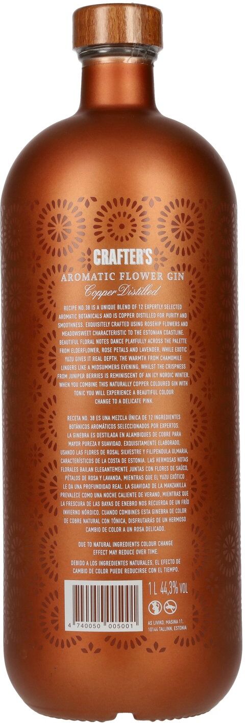 Crafter's Gin Crafter's Aromatic Flower Gin 44,3% Vol. 1l
