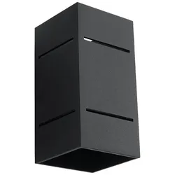 Sollux SL.0478 Wandleuchte BLOCCO schwarz