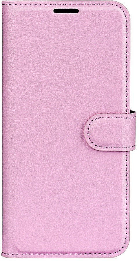 Realme C75 - EIDERWOOD Kunstlæder Flip Cover m. Kortholder & Ståfunktion - Lyserød