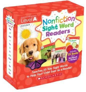 Scholastic Teaching Resources Nonfiction Sight Word Readers Parent Pack Level A