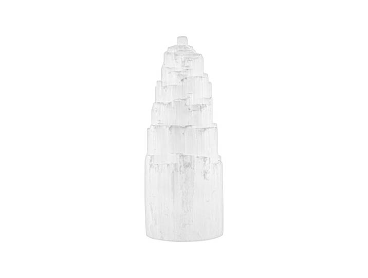 Wagner Life Selenit-Leuchte Eisberg, Höhe 25 cm, ohne Sockel Eisberg, klar / transparent, für Wohn- / Esszimmer, Stein, Tischlampe