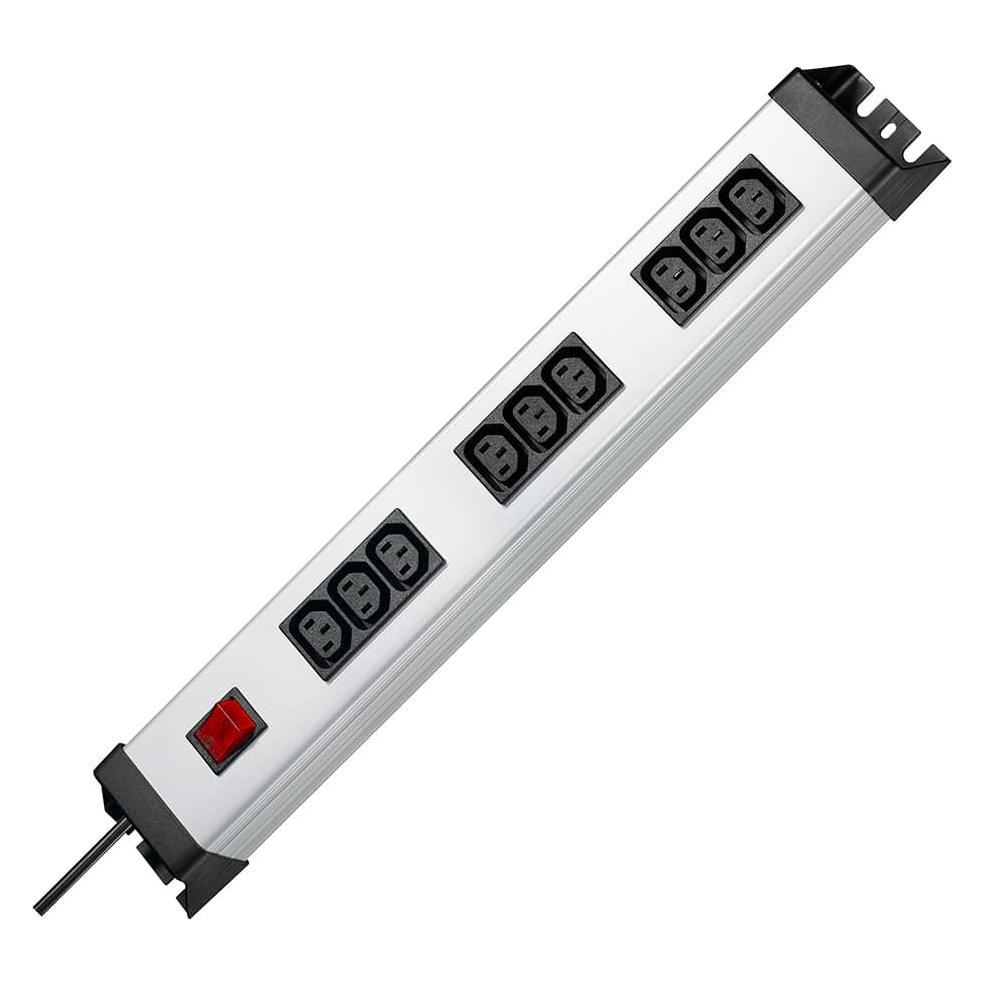 Kopp Steckdosenleiste POWERversal 3x3-fach (9x, IEC 60906-1, 1.40 m) (227420010)