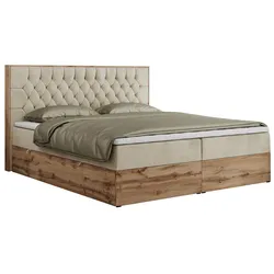 BOXBETT AMORE 140/200 Beige Struktur - H4