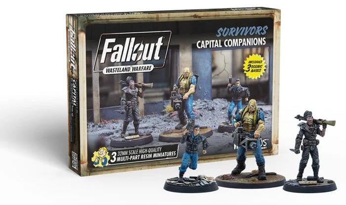 Modiphius Fallout Wasteland Warfare Capital Companions
