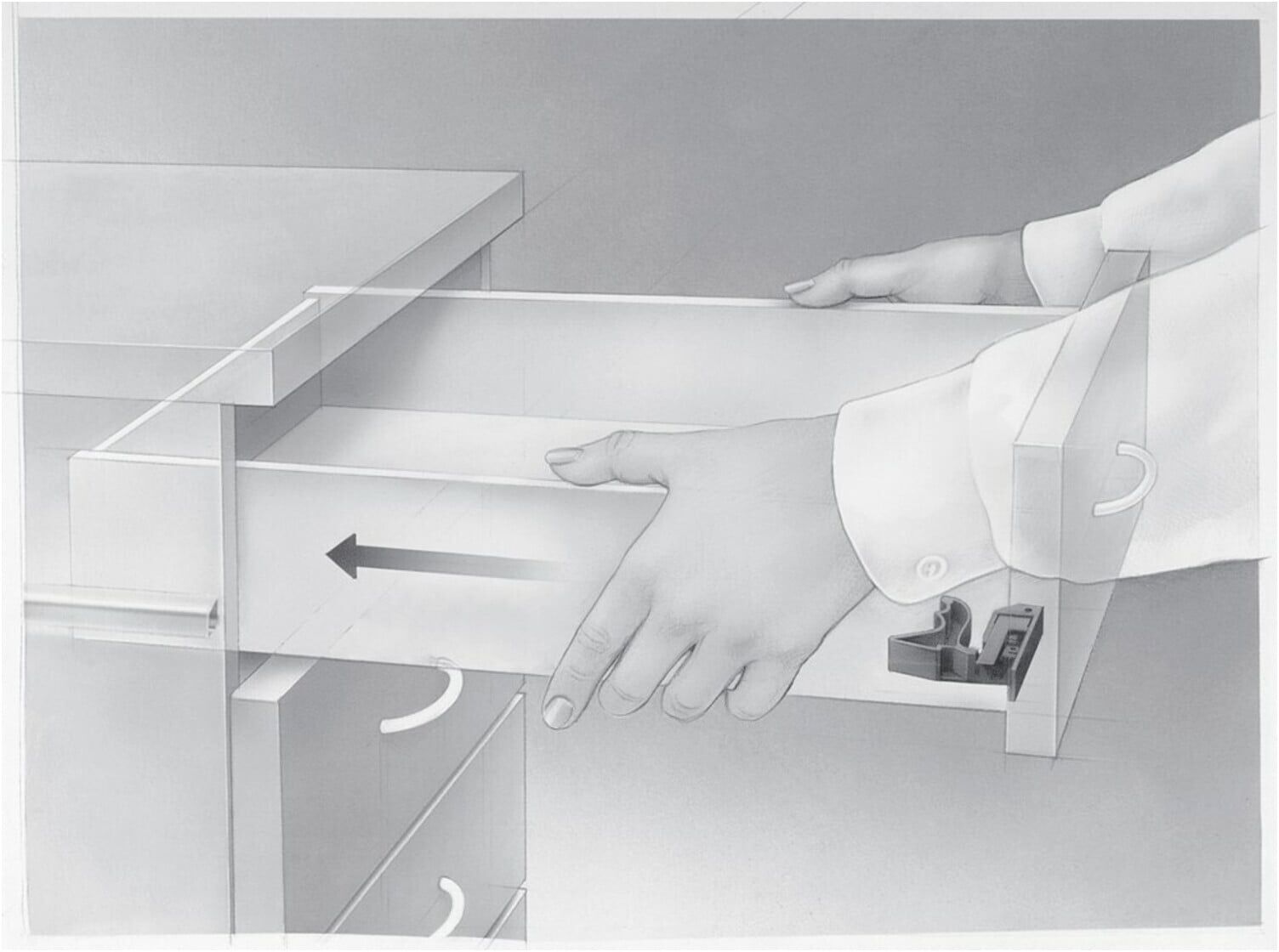 Hettich QV6 20 SFD FL/280 EB QUADRO VA Holzkasten (9047564)