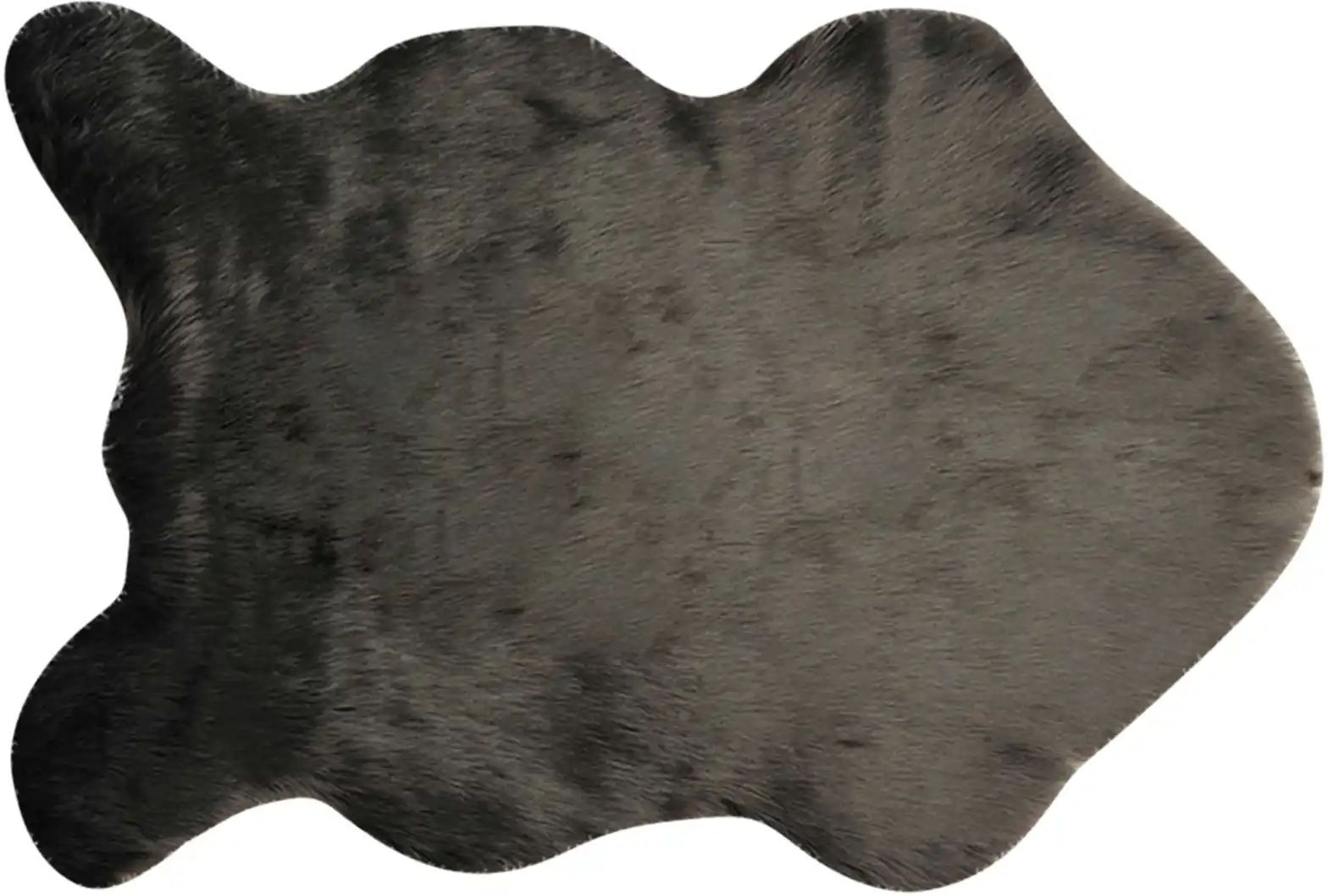como Kunstfell  Long Shape ¦ schwarz ¦ Synthetische Fasern ¦ Maße (cm): B: 60