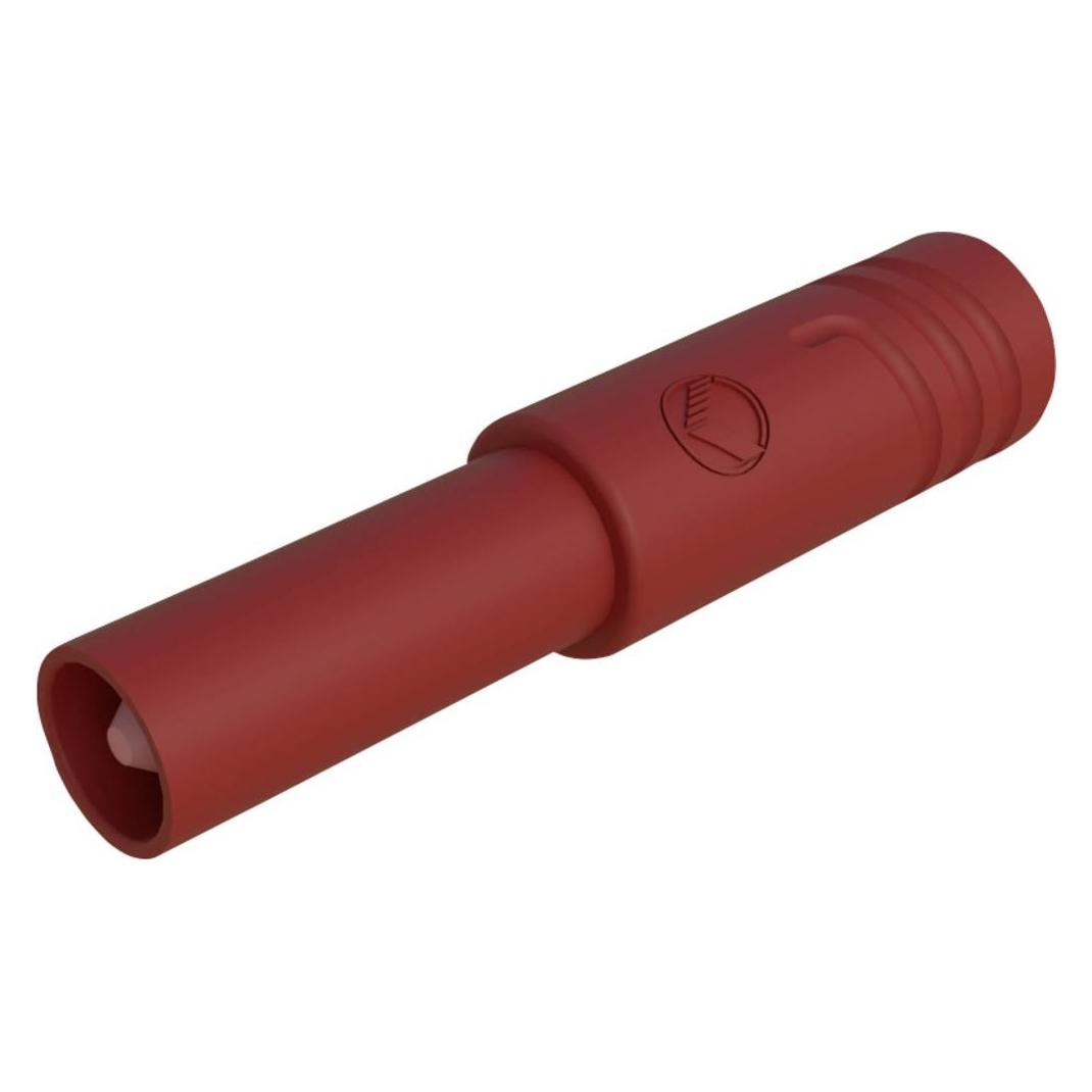 Hirschmann Test & Measurement SKS Hirschmann ASS 4-2 rt Adapter Rot (973610101)