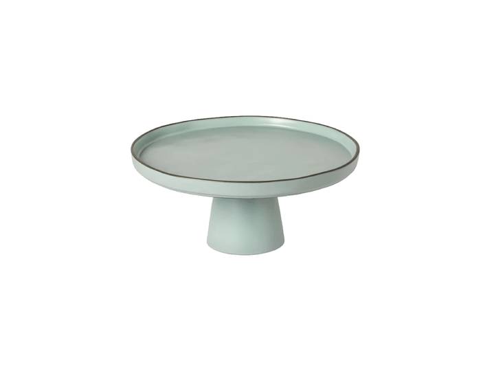 Handgefertigte Tortenplatte „Stacked Organic“ Sky Blue Costa Nova