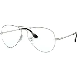 Brille Ray-Ban Vista 0RX6489 AVIATOR 2538 Silber Gr. 58/14