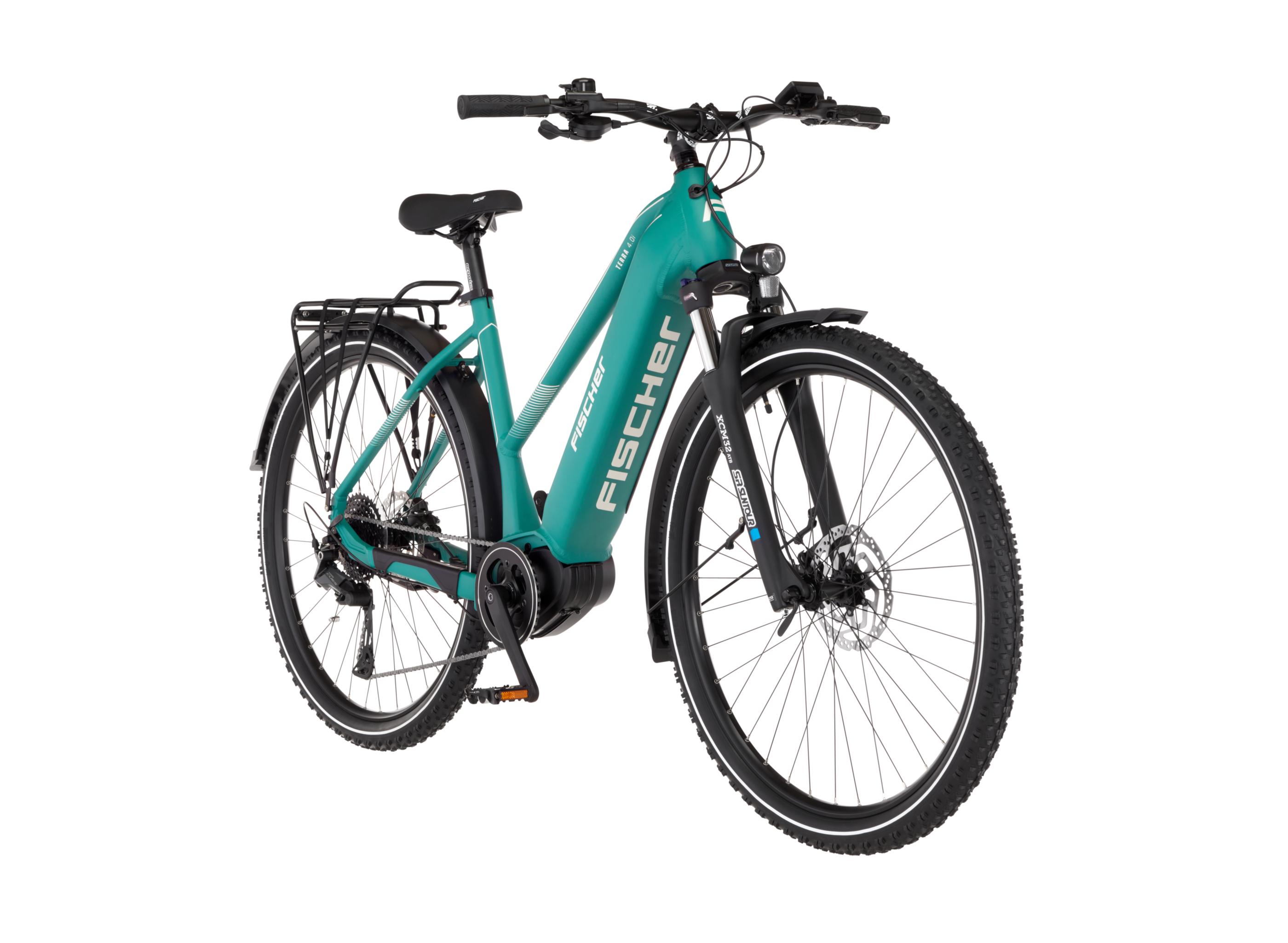 FISCHER E-Bike ATB TERRA 4.0i, Rahmenhöhe 50 cm, Akku 630 Wh, Mittelmotor, Kettenschaltung