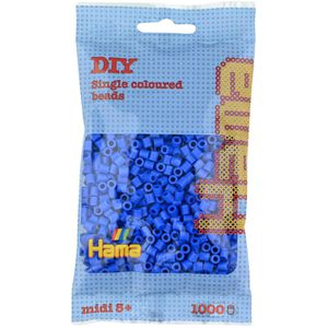 Hama-Perlen Bügelperlen 207-09, Ø 5 mm, hellblau, 1.000 Stück