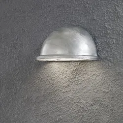 Konstsmide 7325-320 Torino Wandleuchte galvanisierter Stahl, Acrylglas