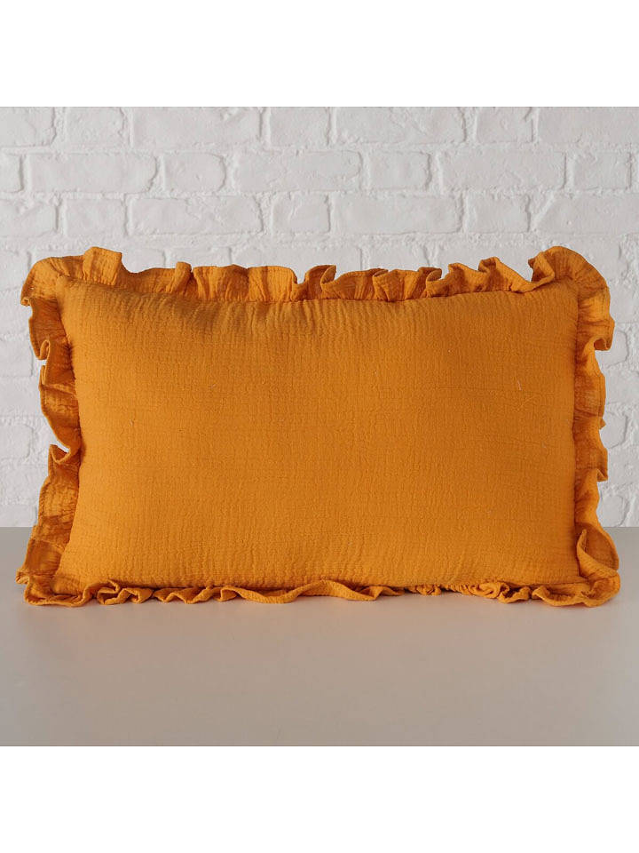 Boltze Kissen ''Musselin'' in Orange - (L)30 x (B)50 cm - onesize