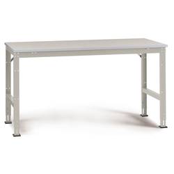 Manuflex AU4081.7035 Arbeitstisch UNIVERSAL Standard Grundausführung Lichtgrau