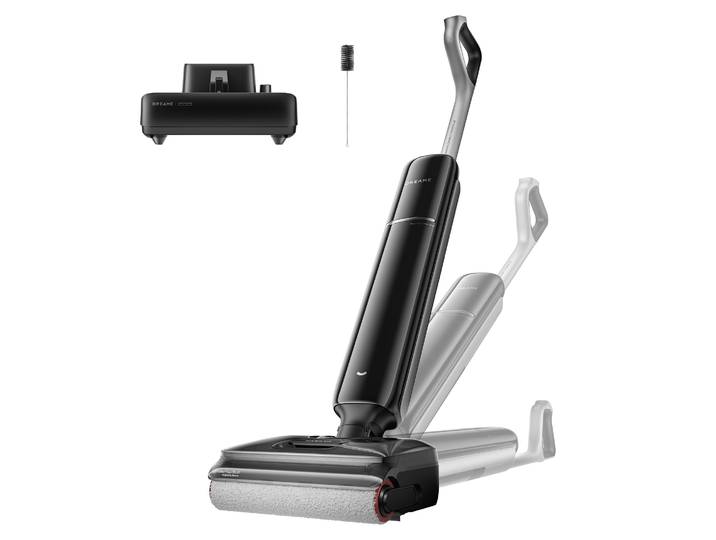 DREAME Nass-Trocken-Sauger T12 Pro-R , schwarz, B:27,5cm H:116cm T:22,5cm, Mehrzwecksauger, 180 flach, 95C Reinigung, Anti‑Verwicklung, Nass-Trocken-Sauger