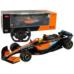 Rastar R/C McLaren F1 1:12 orangefarbener Rennwagen