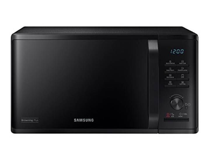 Samsung Mikrowelle Grill Advanced, MG23K3515CK/ET, knuspriges Garen, AutoCook, Mikrowelle + Grill 800 W + 1100 W, 23 l, 49 x 27,5 x 39 cm, Schwarz