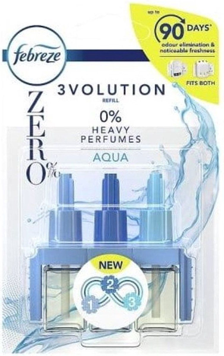 Ambi Pur 3volution Electric Navulling Zero% Aqua - 20 ml