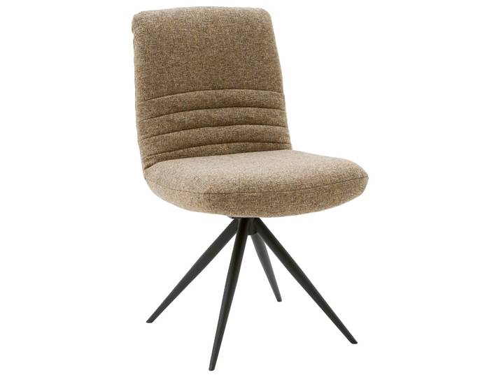 Dieter Knoll Stuhl MIGUEL, karamel, Stoff
