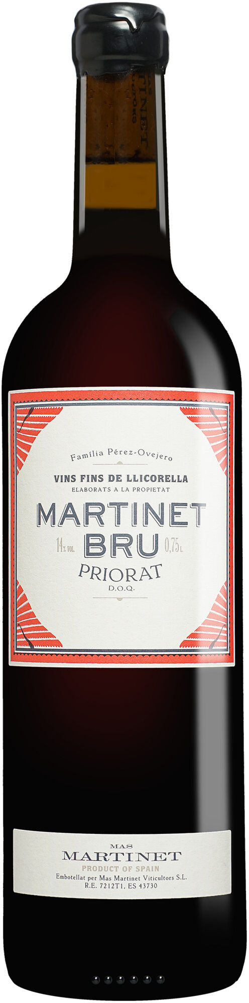 Mas Martinet Martinet Bru 2024 14% Vol. Rotwein Trocken aus Spanien