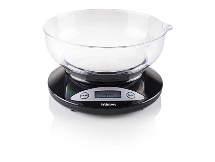Tristar KW-2430 Keukenweegschaal – 2 Kilogram – Zwart