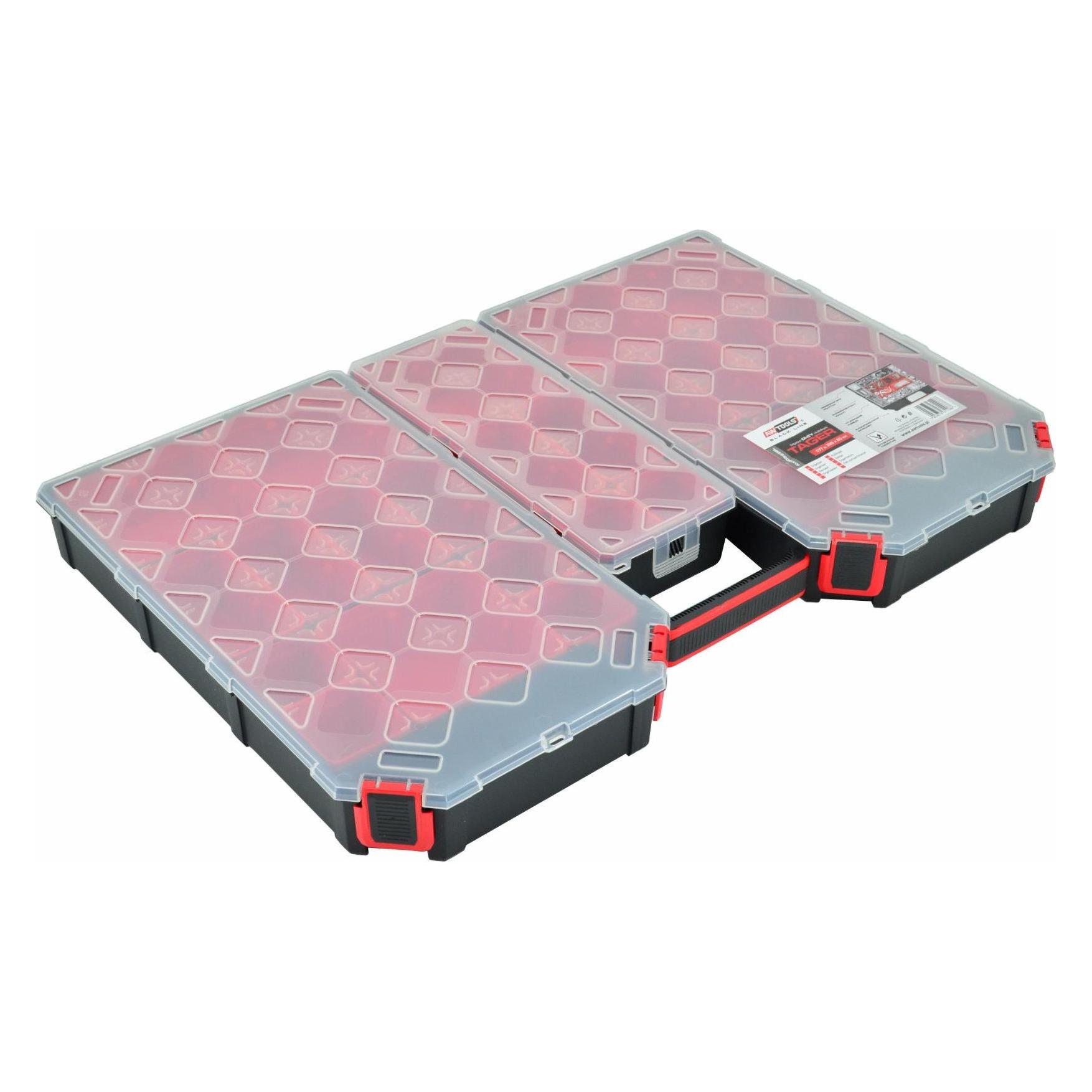 Awtools ORGANIZER TAGER DUŻY Z KUBEŁKAMI 577x390x60mm (AW30522BL)