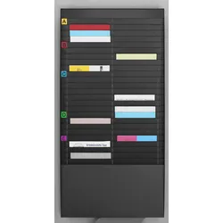 PAPERFLOW Sortiertafel DIN A4 50-Fach schwarz