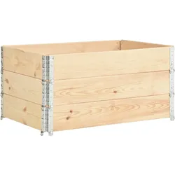 vidaXL Hochbeete 3 Stk. 80x120 cm Kiefer Massivholz