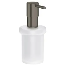 GROHE Seifenspender Essentials Gebürstetes Hard Graphite Metall, Glas G40394AL1