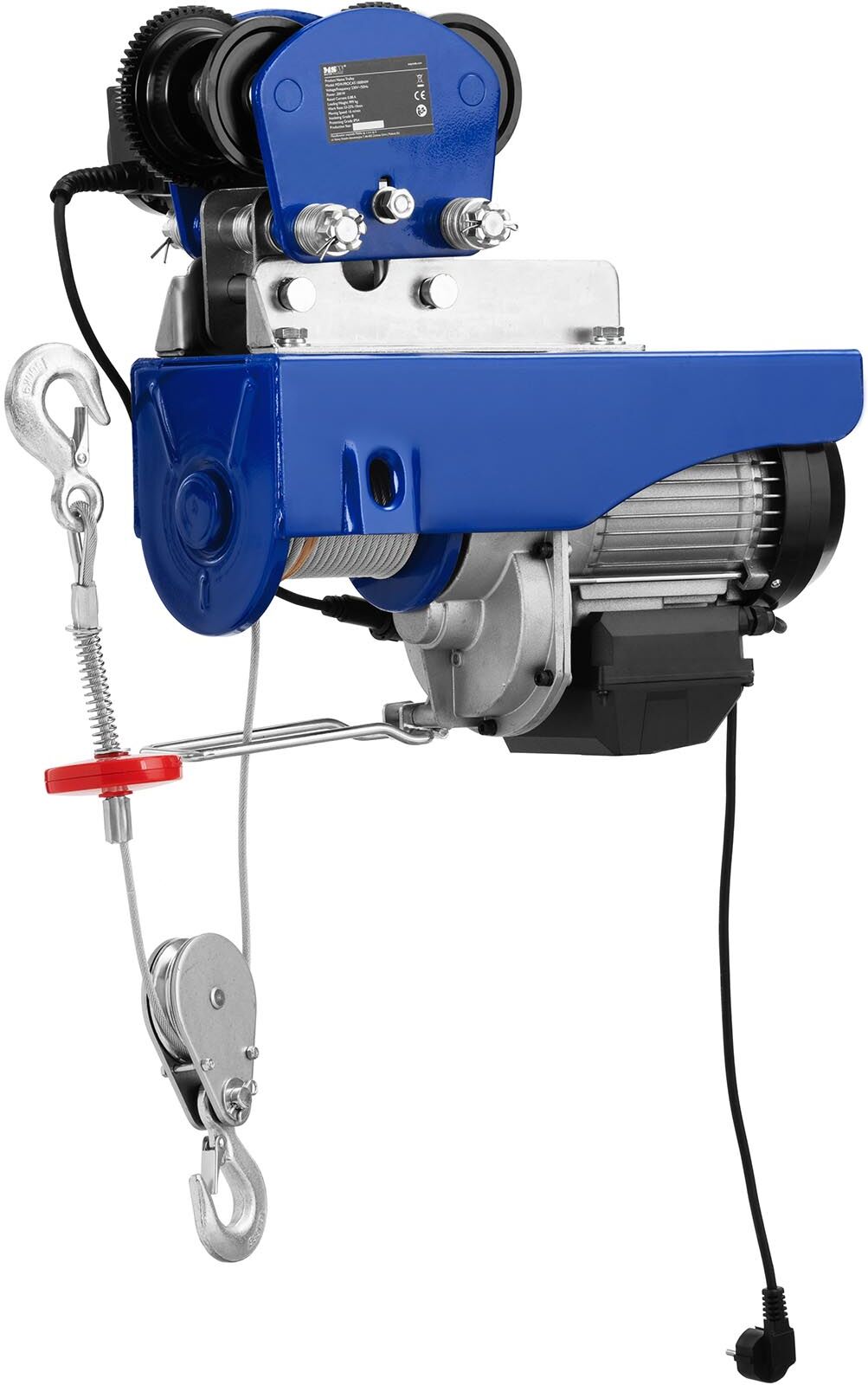 MSW Electric Trolley Hoist - 1000 kg - remote control MSW-PROCAT-1000NW
