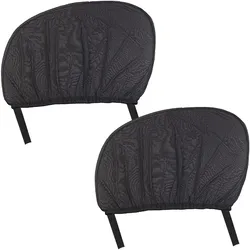 2er-Set Sonnenschutz für Auto-Seitenscheiben - Effektiver UV-Schutz Kinder-Mitfahrer - Hitze Insektenschutz - 100x53cm universell passend
