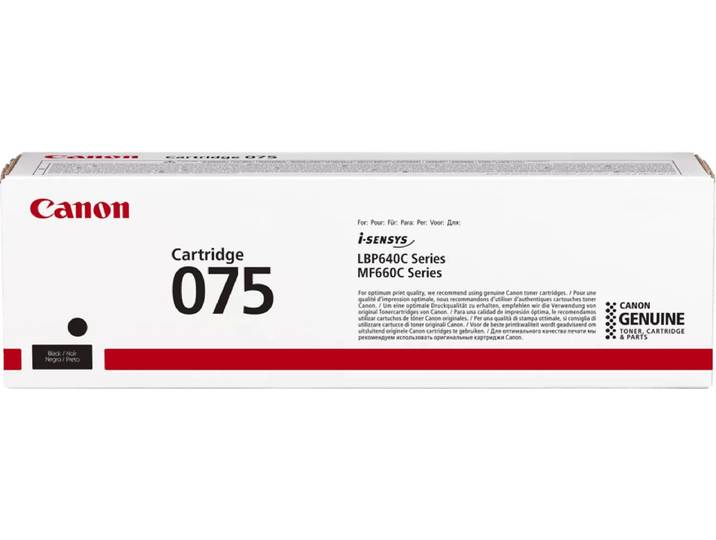 Canon 075 toner zwart