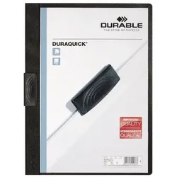 DURABLE Klemmmappe Duraquick® DIN A4 Schwarz