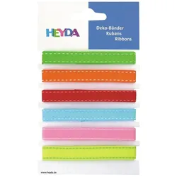5x Heyda Dekobänder bunt VE=6 Bänder (0.90 m)