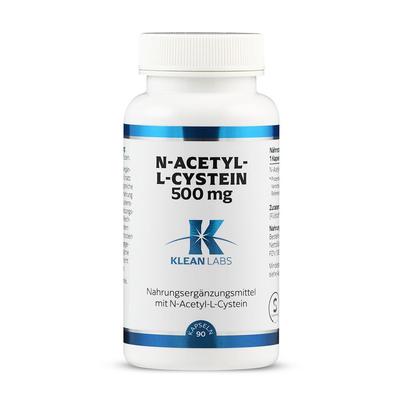 N-ACETYL-L-Cystein 500 mg Klean Labs Kapseln 90 St
