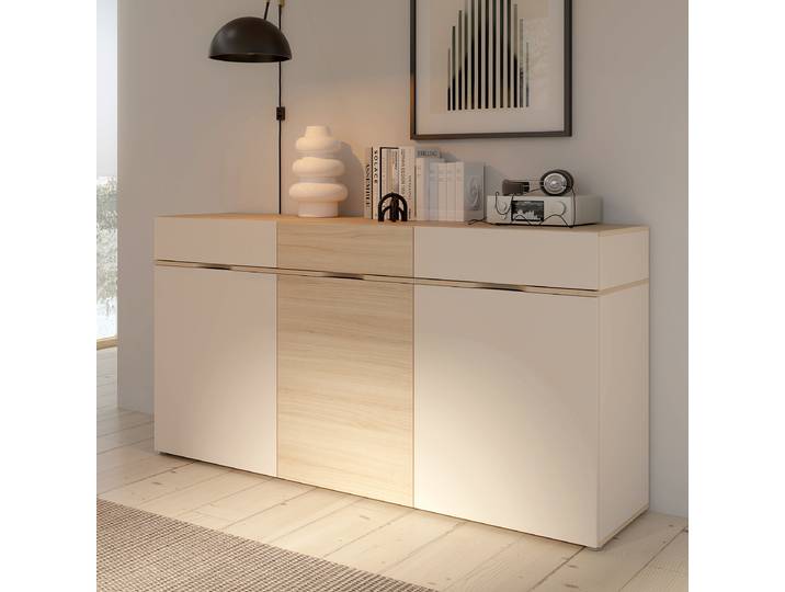 Buffet 175 x 88 x 41cm Beige/Marron