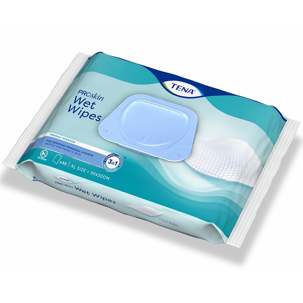 Tena WET Wipe 3in1 48 St Tücher