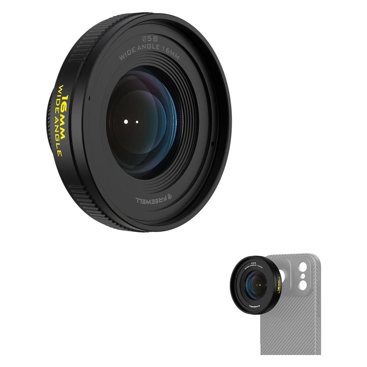Freewell 16mm Wide Angle Lens with 17mm Mount (FW-SH-17WAN)