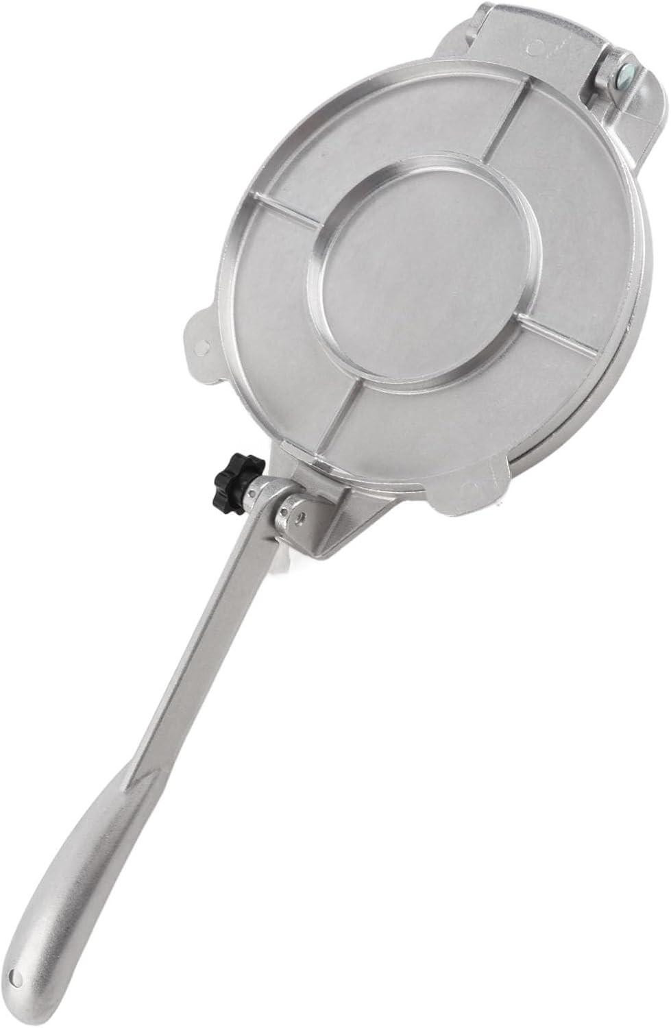 Merkloze Tortillapers van aluminium legering met 16 cm diameter voor het maken van quesadilla's, rotis en deegpersen