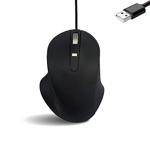 Matias USB-A muis van PBT, zwart