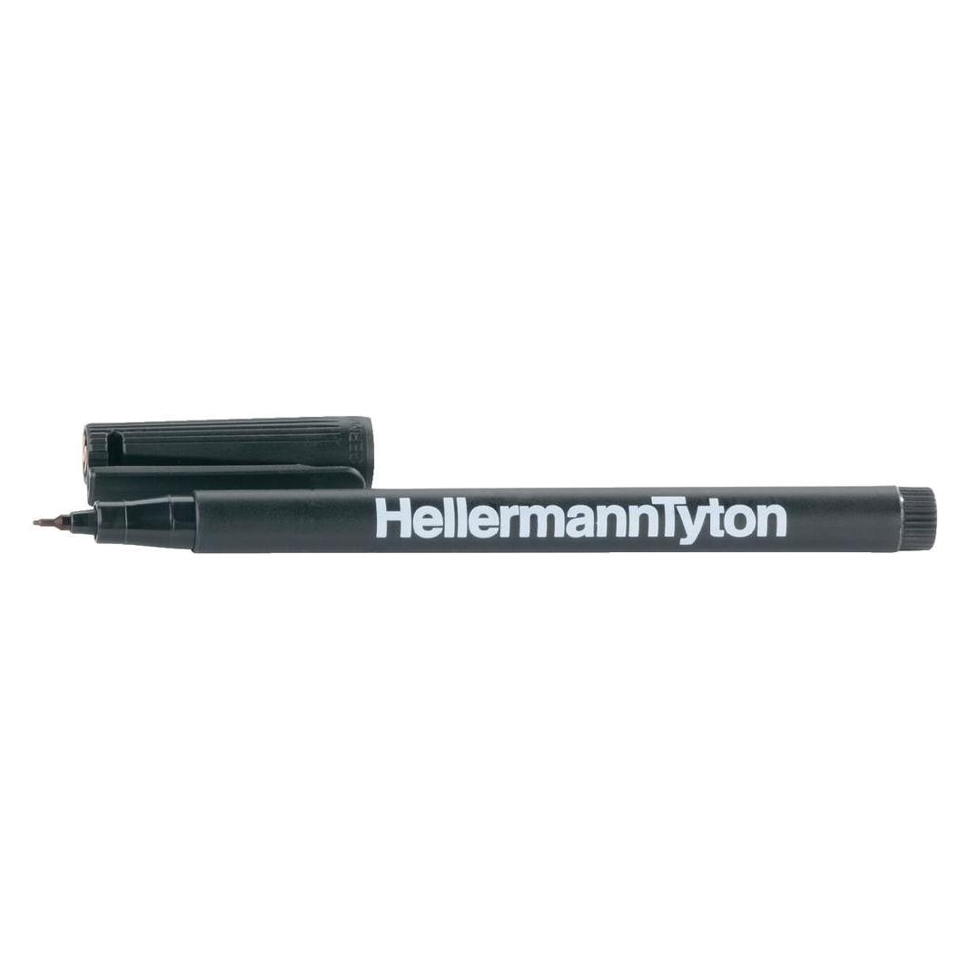 HellermannTyton Markierstift 2er Set schwarz (2x) (MARKER PEN BK)
