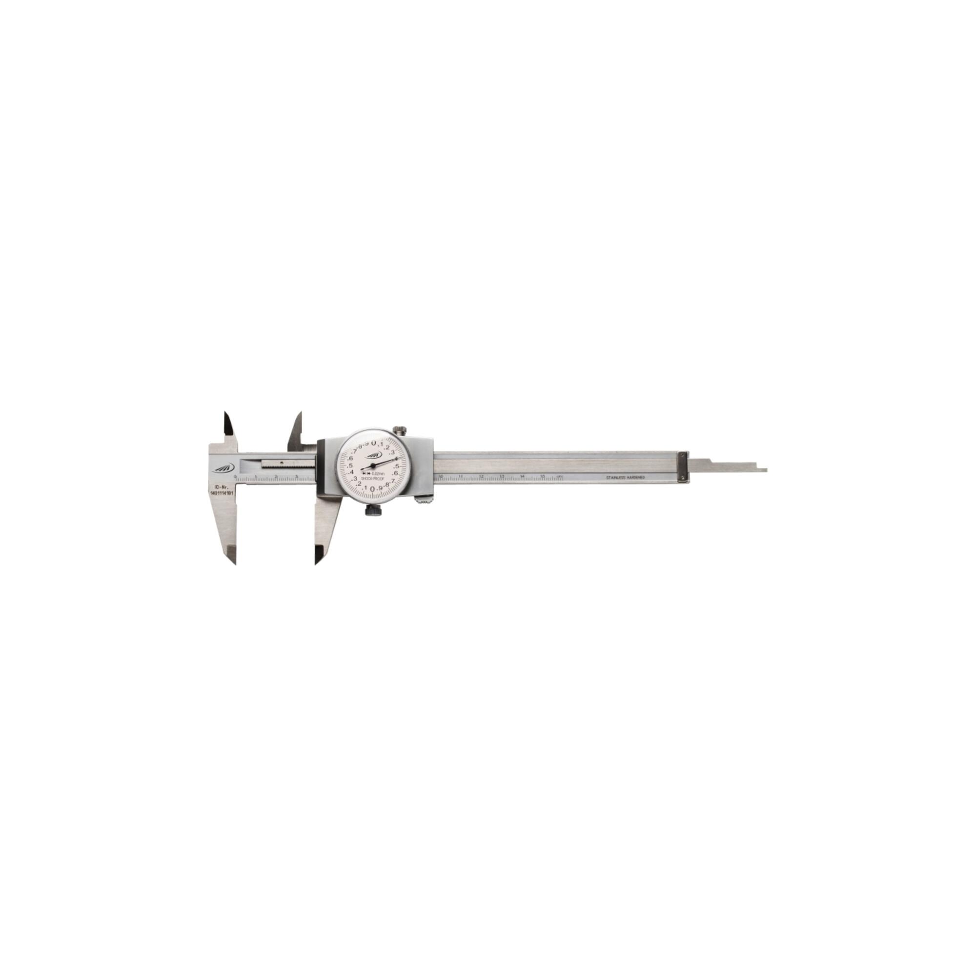 Helios-Preisser Uhrmessschieber RCr Zeige rumdr= 2mm 1/50 200x40 mm (0217502)