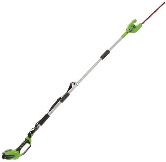 Taille-haies/Élagueuse électrique orientable Greenworks 2Ah - 40V